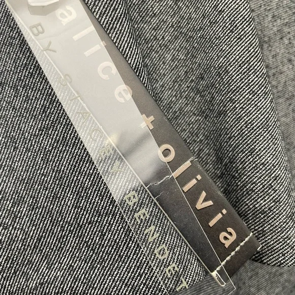 Alice + Olivia Gray Peplum Dress - Picture 8 of 13